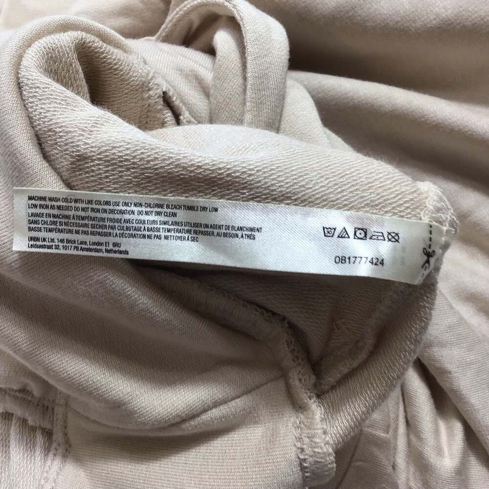 Free People Second Chance Jumpsuit Medium  Cream Beige Active - Picture 12 of 12